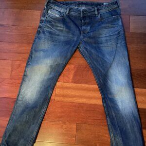 Diesel 36x32 denim Zathan bootcut jeans